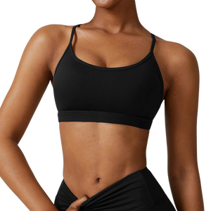 Women Workout Sports Underwear High Support Sports Top Push Up Yoga Bra Gym Crop Top Fitness Bra Running Brassiere Sportswear
