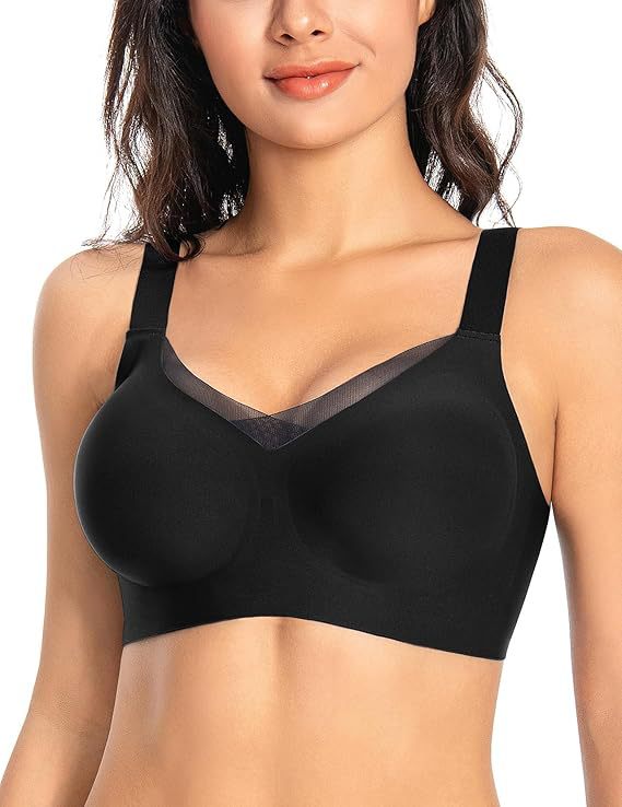 Bras without loops, large size, comfortable, English wash label