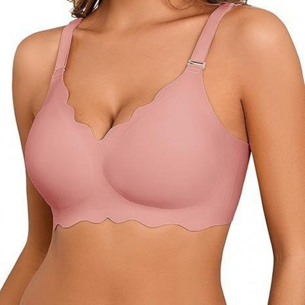 Plus-size bras with large s, comfortable and beautiful backs, anti-sagging, and no loops