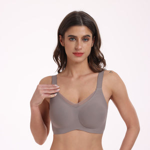 Bras without loops, large size, comfortable, English wash label