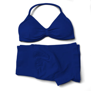 Seamless 2 Pieces Strappy Yoga Halter Bras Sets Scrunch Butt Sports Shorts Quick Dry Backless Gym Crop Tops with Pad Push Up Set