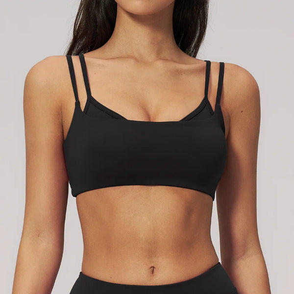 Summer Sports Bra Women's Ventilate Yoga Bra High-strength Shockproof Gym Top Jogging Pilates Sports Bra Tight Sexy Cropped Top