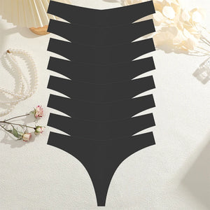8PCS/SET Sexy G-String Underwear Female T-back Intimates Lingerie Seamless Low Waist Underpants 17 Color Lady Bikini Panty