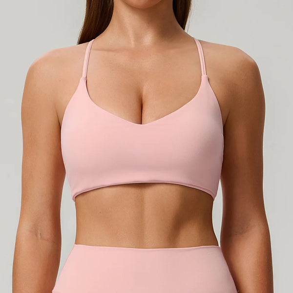 Sexy Fitness Tops Yoga Bras Race Back Sports Bras Nylon Top Women Bra Breathable Underwear for Women Gym Bra Yoga Bras Summer