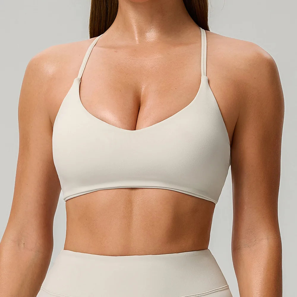 Sexy Fitness Tops Yoga Bras Race Back Sports Bras Nylon Top Women Bra Breathable Underwear for Women Gym Bra Yoga Bras Summer