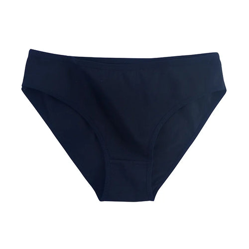 1 Pack Women Cotton Low Rise Bikini Briefs Comfort Soft Breathable Panties Solid Color Lingerie Ladies Daily Wear Underwear M-XL