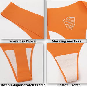 4PCS Women Seamless Ice Silk Thongs Sexy Low Waist Panties Ultra Thin Breathable T-Back Underwear No Trace Intimates Lingerie