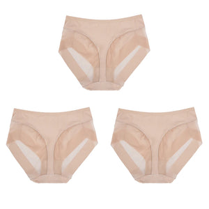 3PCS Seamless Breathable Mesh Briefs Intimates Body Shaper Panties High Elastic Female Underwear Slim Control Shaper Underpants