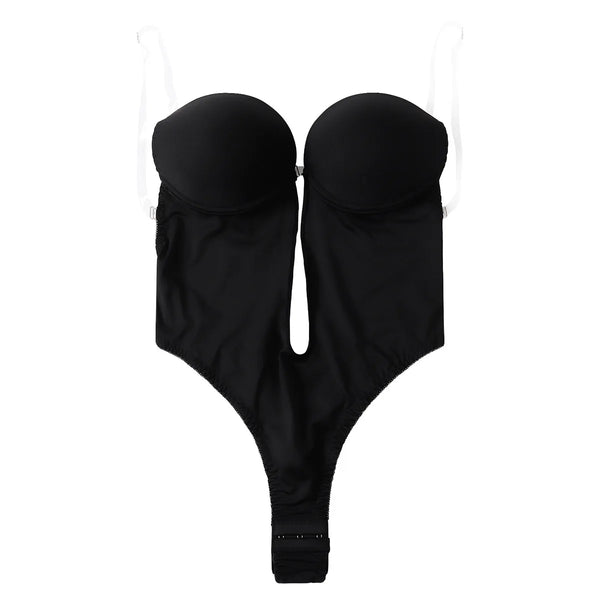 Europe The United States Shapewear Invisible Shoulder Strap Bra Set Adjustment Underwear Sexy Backless Triangle Body Shapewear