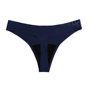 New Design Seamless Low Waist Leak Proof 4 Layer Menstrual Panties Washable Light Flow Period Panties For Women Thong