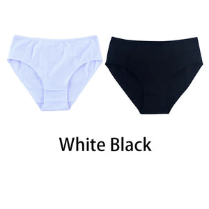 2PCS/Set Women Sexy Cotton Panties Big Size Comfort Underwear Female Plus Size Underpants Girls Soft Briefs Lingerie 8815
