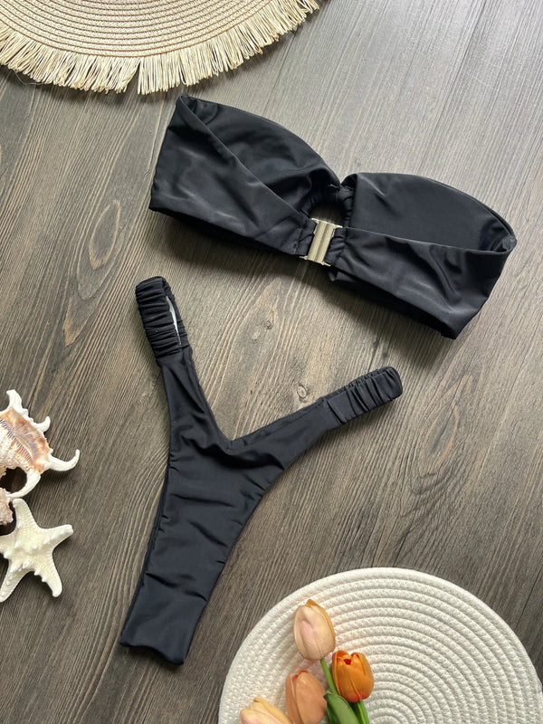 Micro Bikini Push Up Women Swimsuits 2024 Sexy Female Swimwear Brazilian Bikini Set Thong Biquini Swimming Suits Beachwear