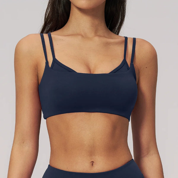 Summer Sports Bra Women's Ventilate Yoga Bra High-strength Shockproof Gym Top Jogging Pilates Sports Bra Tight Sexy Cropped Top