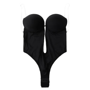 Europe The United States Shapewear Invisible Shoulder Strap Bra Set Adjustment Underwear Sexy Backless Triangle Body Shapewear