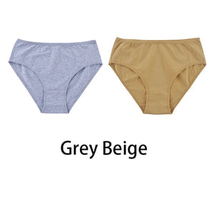 2PCS/Set Women Sexy Cotton Panties Big Size Comfort Underwear Female Plus Size Underpants Girls Soft Briefs Lingerie 8815